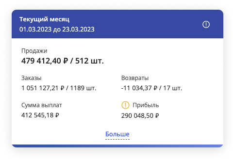 Скриншот Текущий месяц