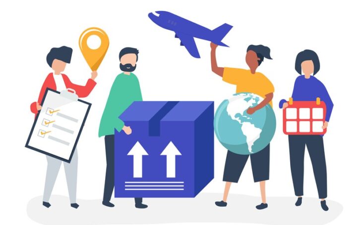 character-illustration-people-with-packages-shipment